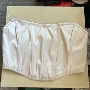 Champagne corset top